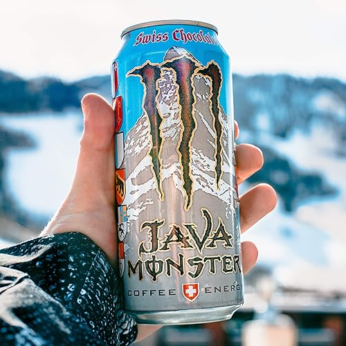 Java Monster Swiss Chocolate, Coffee + Energy Drink, 15 Fl Oz